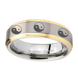 8mm-Multiple-Yin-Yang-Step-Edges-Gold-2-Tone-Tungsten-Carbide-Wedding-Band-Mens