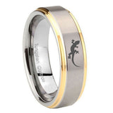 10mm-Lizard-Step-Edges-Gold-2-Tone-Tungsten-Carbide-Wedding-Band-Mens