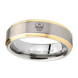 8mm-Skull-Marijuana-Leaf--Step-Edges-Gold-2-Tone-Tungsten-Carbide-Promise-Ring