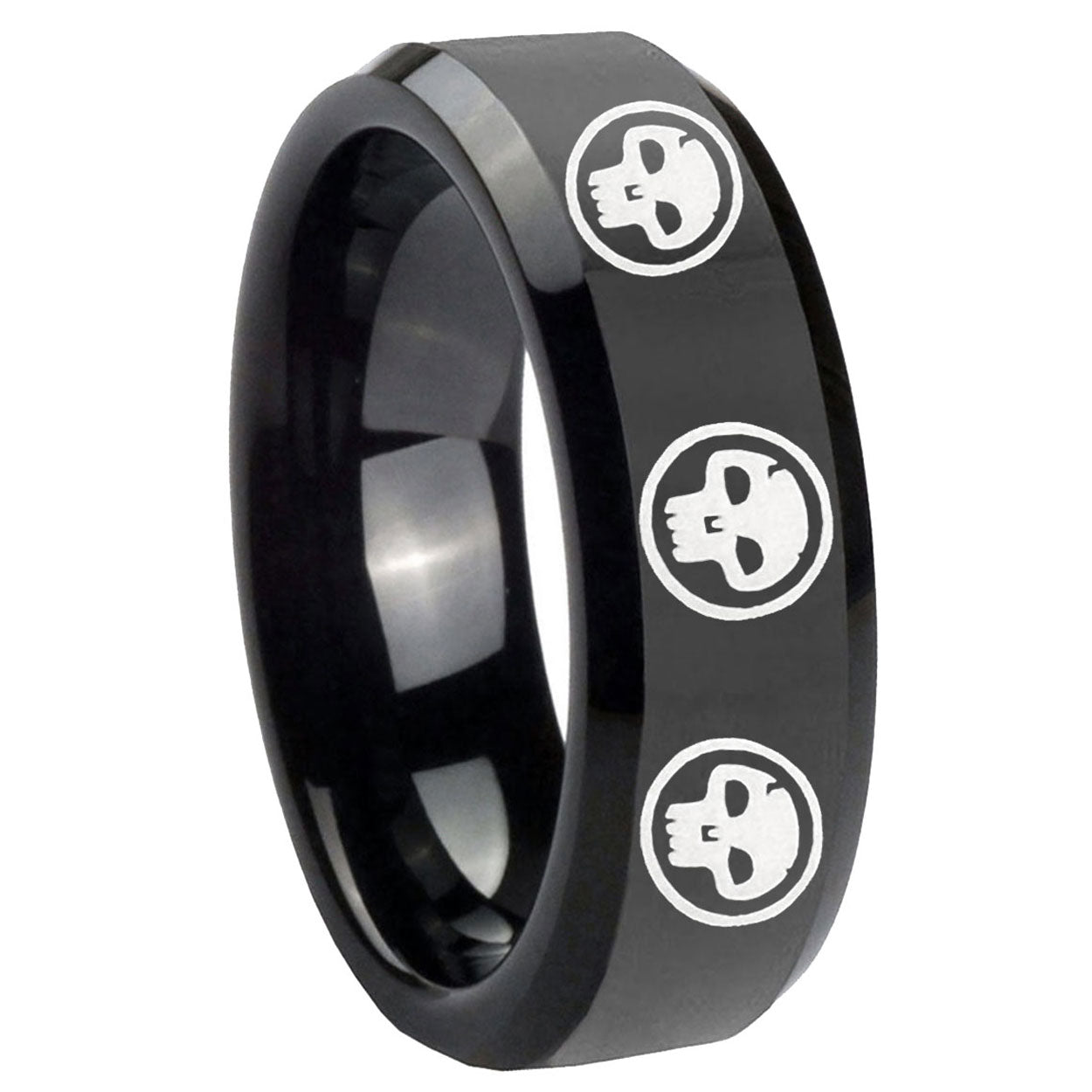 Heart Tungsten Carbide Bridal Band Set