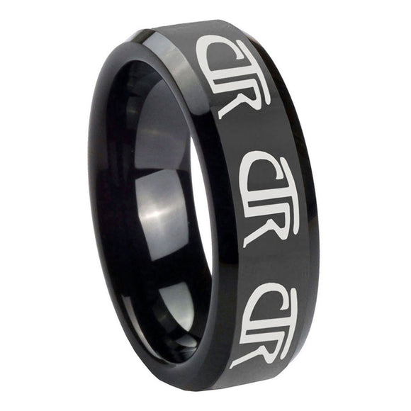 10mm-Multiple-CTR-Beveled-Edges-Black-Tungsten-Carbide-Promise-Ring