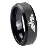 10mm-Aquila-Beveled-Edges-Black-Tungsten-Carbide-Wedding-Bands-Ring