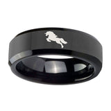 10mm-Horse-Beveled-Edges-Black-Tungsten-Carbide-Promise-Ring