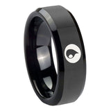 10mm-Magic-Gathering-Beveled-Edges-Black-Tungsten-Carbide-Mens-Promise-Ring