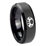 10mm-Mario-Mushroom-Beveled-Edges-Black-Tungsten-Carbide-Engagement-Ring