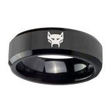 10mm-Maximal-Beveled-Edges-Black-Tungsten-Carbide-Engraved-Ring