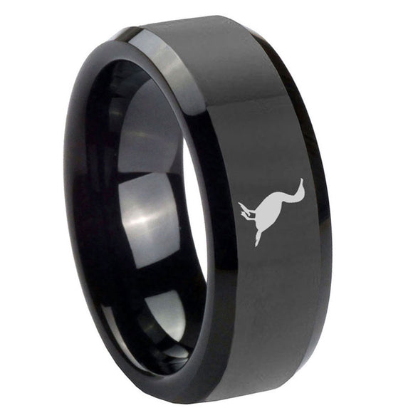 10mm-Cormorant-Beveled-Edges-Black-Tungsten-Carbide-Men's-Wedding-Band