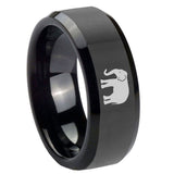 8mm-Elephant-Beveled-Edges-Black-Tungsten-Carbide-Mens-Engagement-Band