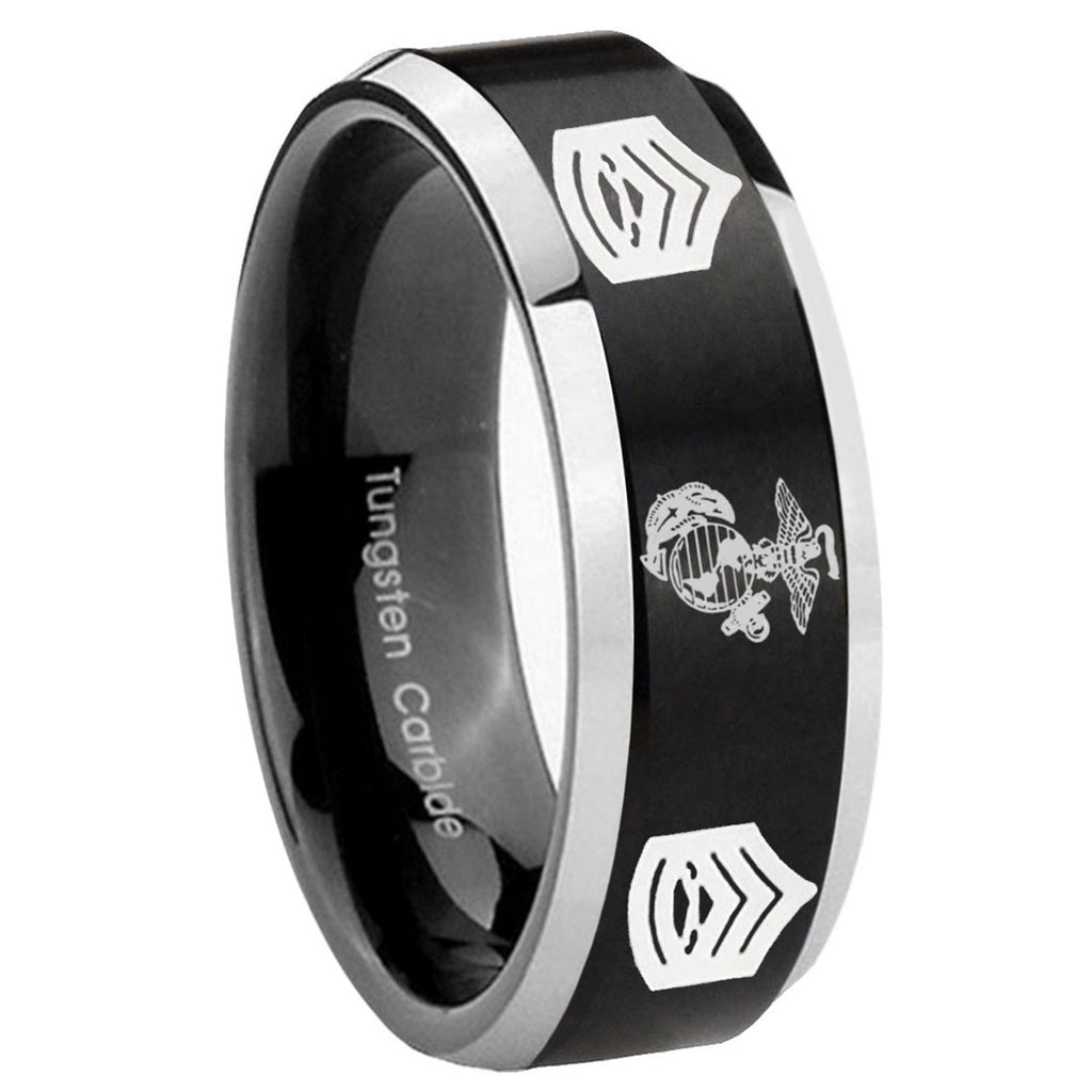 Sagittarius Zodiac Tungsten Carbide Wedding Ring Sets