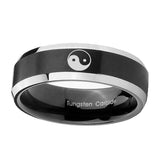 8mm-Yin-Yang-Beveled-Edges-Brush-Black-2-Tone-Tungsten-Mens-Ring-Engraved