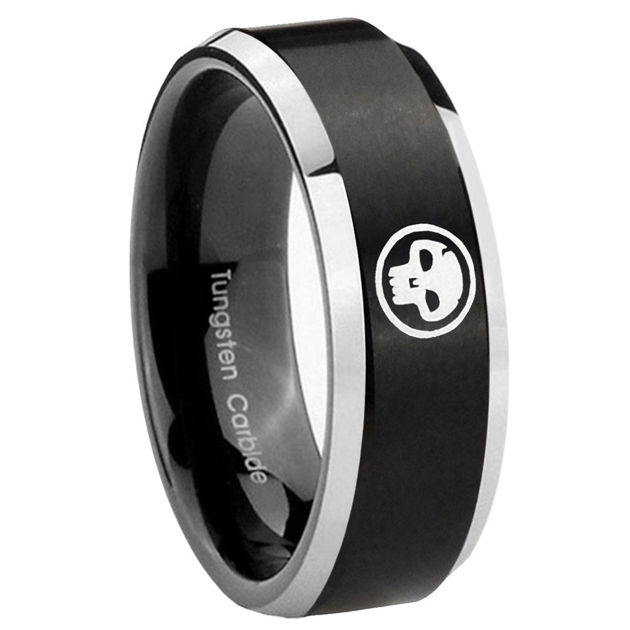 Aries Zodiac Tungsten Carbide Wedding Set Ring