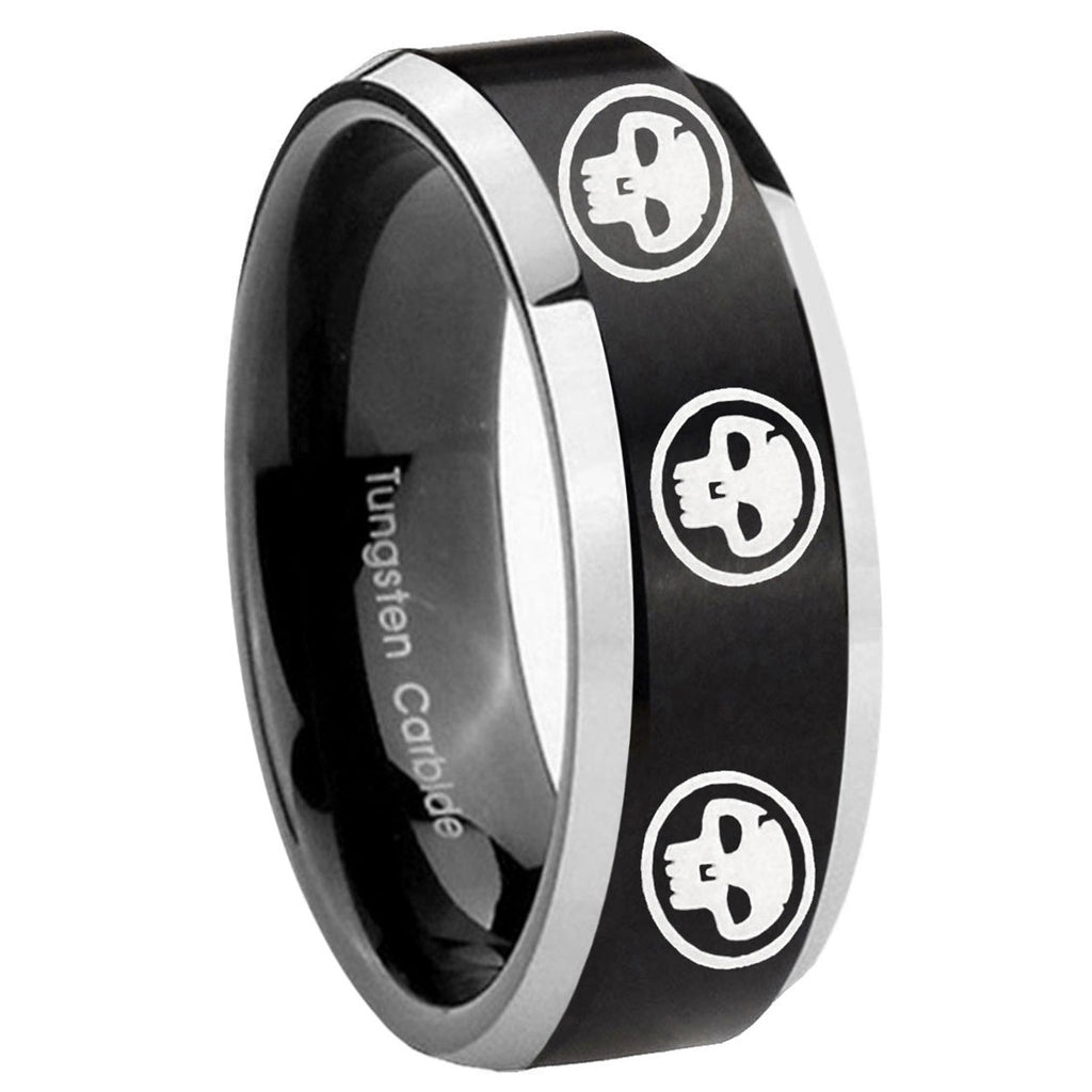Heart Tungsten Carbide Wedding Band Set