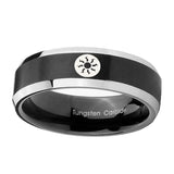 10mm-Magic-The-Gathering-Beveled-Brush-Black-2-Tone-Tungsten-Engagement-Ring