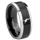10mm-Cormorant-Beveled-Brush-Black-2-Tone-Tungsten-Mens-Ring-Engraved