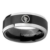 10mm-Beveled-Mass-Effect-Satin-Black-Two-Tone-Tungsten-Carbide-Men's-Ring