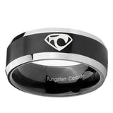 10mm-House-of-Van-Beveled-Brush-Black-2-Tone-Tungsten-Men's-Engagement-Band