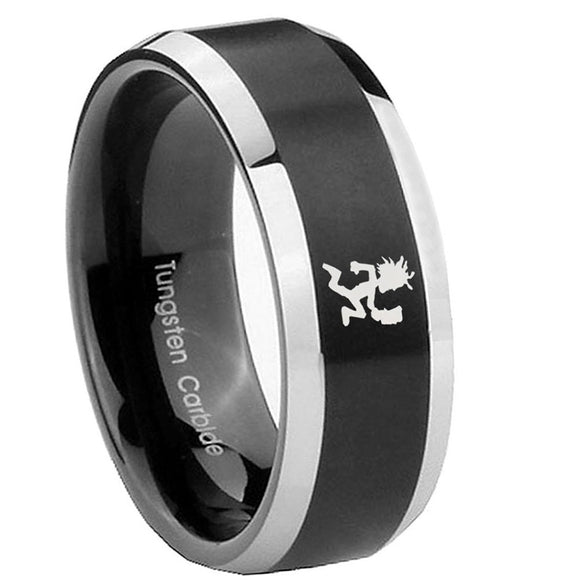 8mm-Hatchet-Man-Beveled-Edges-Brush-Black-2-Tone-Tungsten-Mens-Ring-Engraved