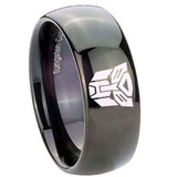 10mm-Transformers-Autobot-Dome-Black-Tungsten-Carbide-Engagement-Ring