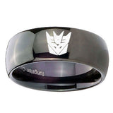 10mm-Decepticon-Transformers-Dome-Black-Tungsten-Carbide-Custom-Ring-for-Men