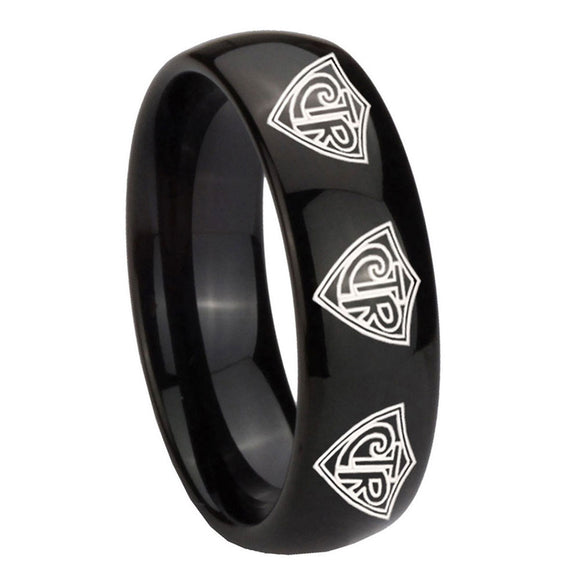 10mm-Multiple-CTR-Dome-Black-Tungsten-Carbide-Anniversary-Ring