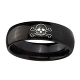 8mm-Skull-Dome-Black-Tungsten-Carbide-Mens-Anniversary-Ring
