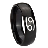 10mm-Cancer-Horoscope-Dome-Black-Tungsten-Carbide-Bands-Ring