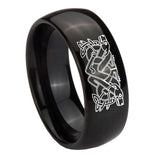 10mm-Celtic-Dog-Dome-Black-Tungsten-Carbide-Mens-Anniversary-Ring