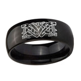 8mm-Celtic-Dog-Dome-Black-Tungsten-Carbide-Mens-Wedding-Band