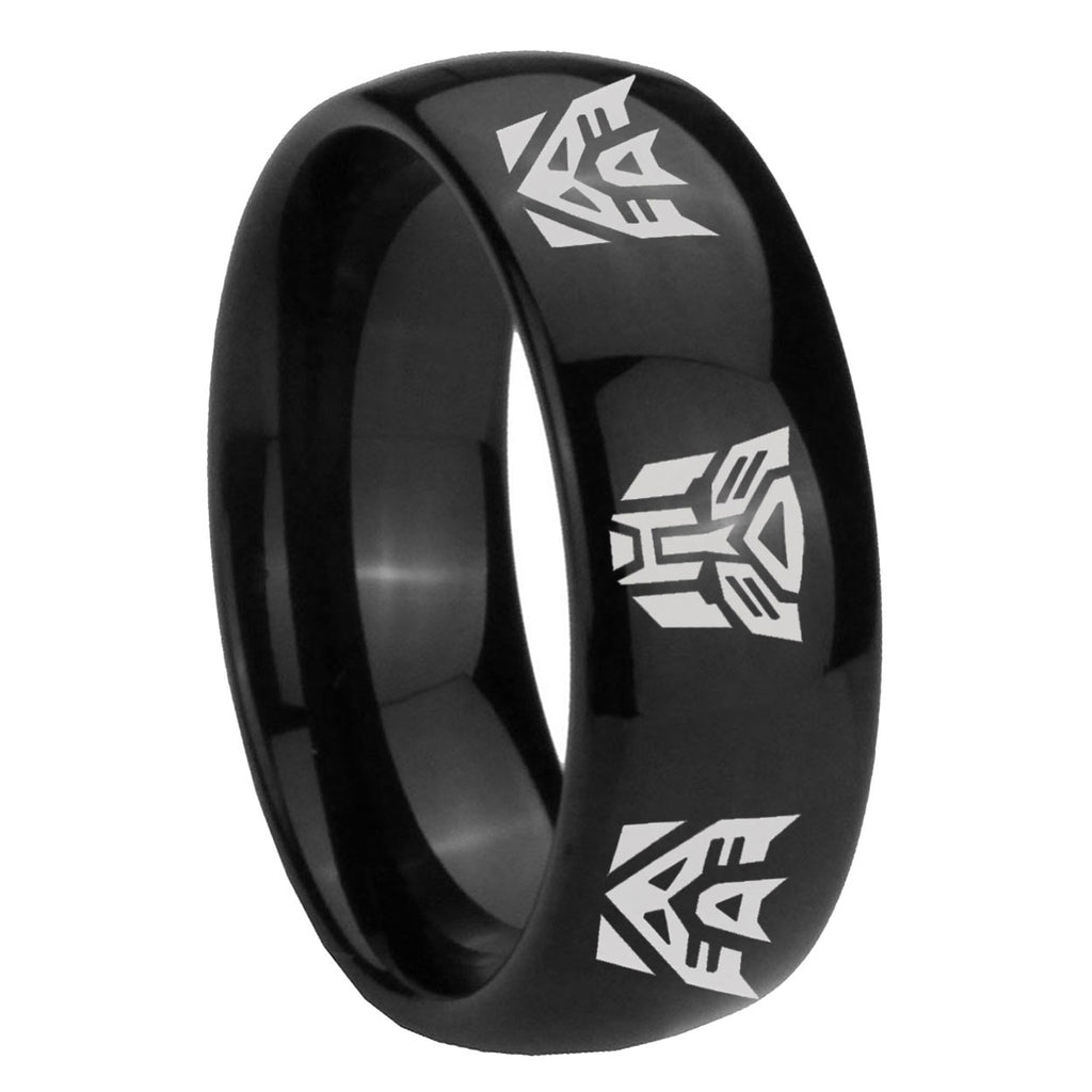 Multiple Heart Tungsten Carbide Bridal Ring Set
