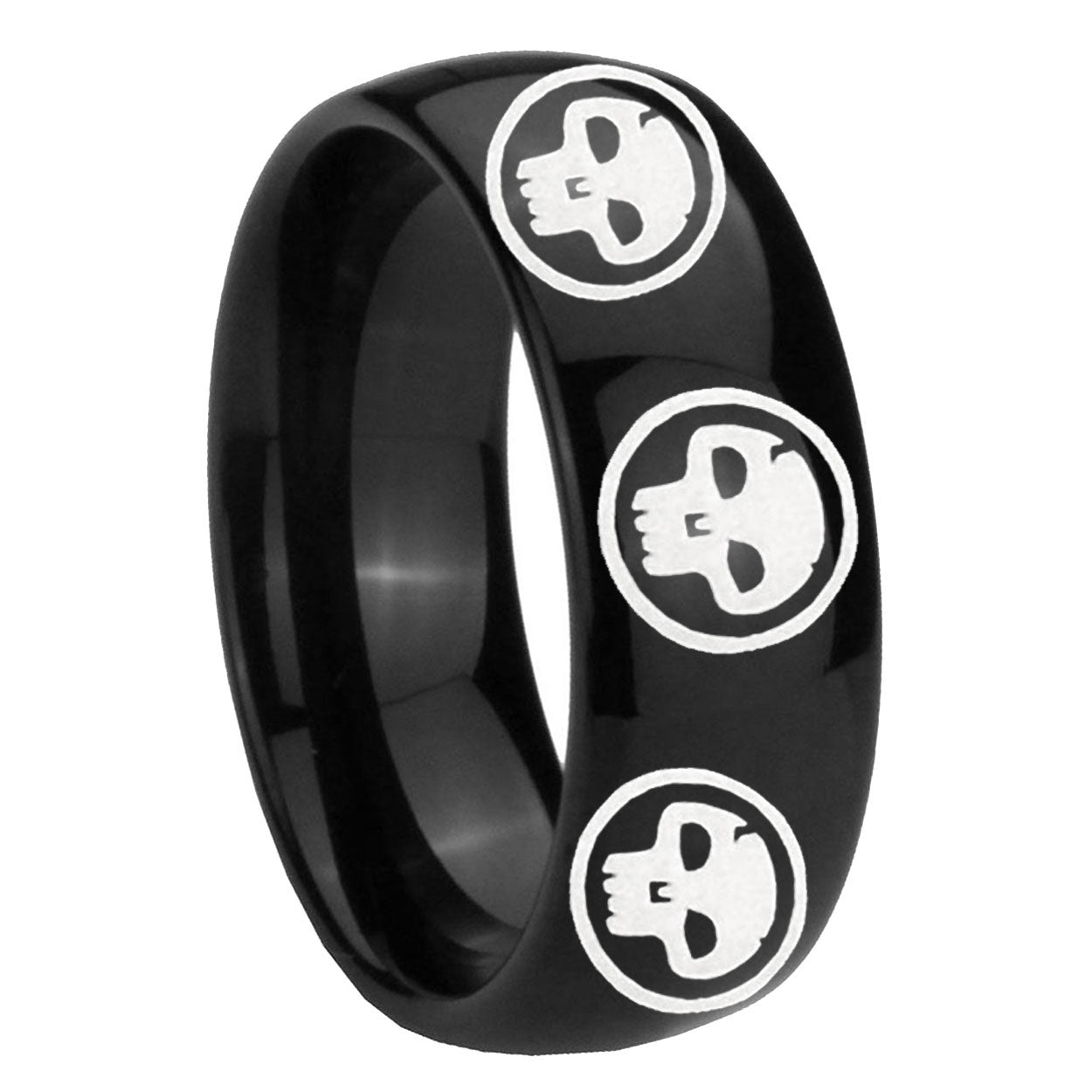 Heart Tungsten Carbide Couple Rings
