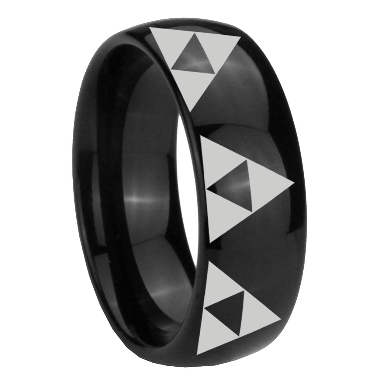 Heart Tungsten Carbide His And Hers Ring