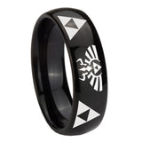 8mm-Legend-of-Zelda-Dome-Black-Tungsten-Carbide-Anniversary-Ring