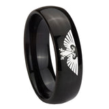 10mm-Aquila-Dome-Black-Tungsten-Carbide-Wedding-Band-Ring