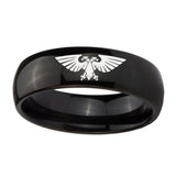 10mm-Aquila-Dome-Black-Tungsten-Carbide-Wedding-Band-Ring