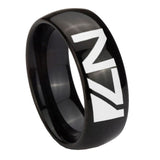 10mm-N7-Design-Dome-Black-Tungsten-Carbide-Mens-Anniversary-Ring