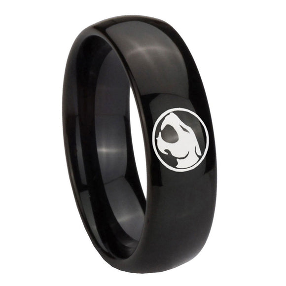 10mm-Thundercat-Dome-Black-Tungsten-Carbide-Mens-Engagement-Ring