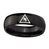 10mm-Masonic-Yod-Dome-Black-Tungsten-Carbide-Men's-Promise-Rings