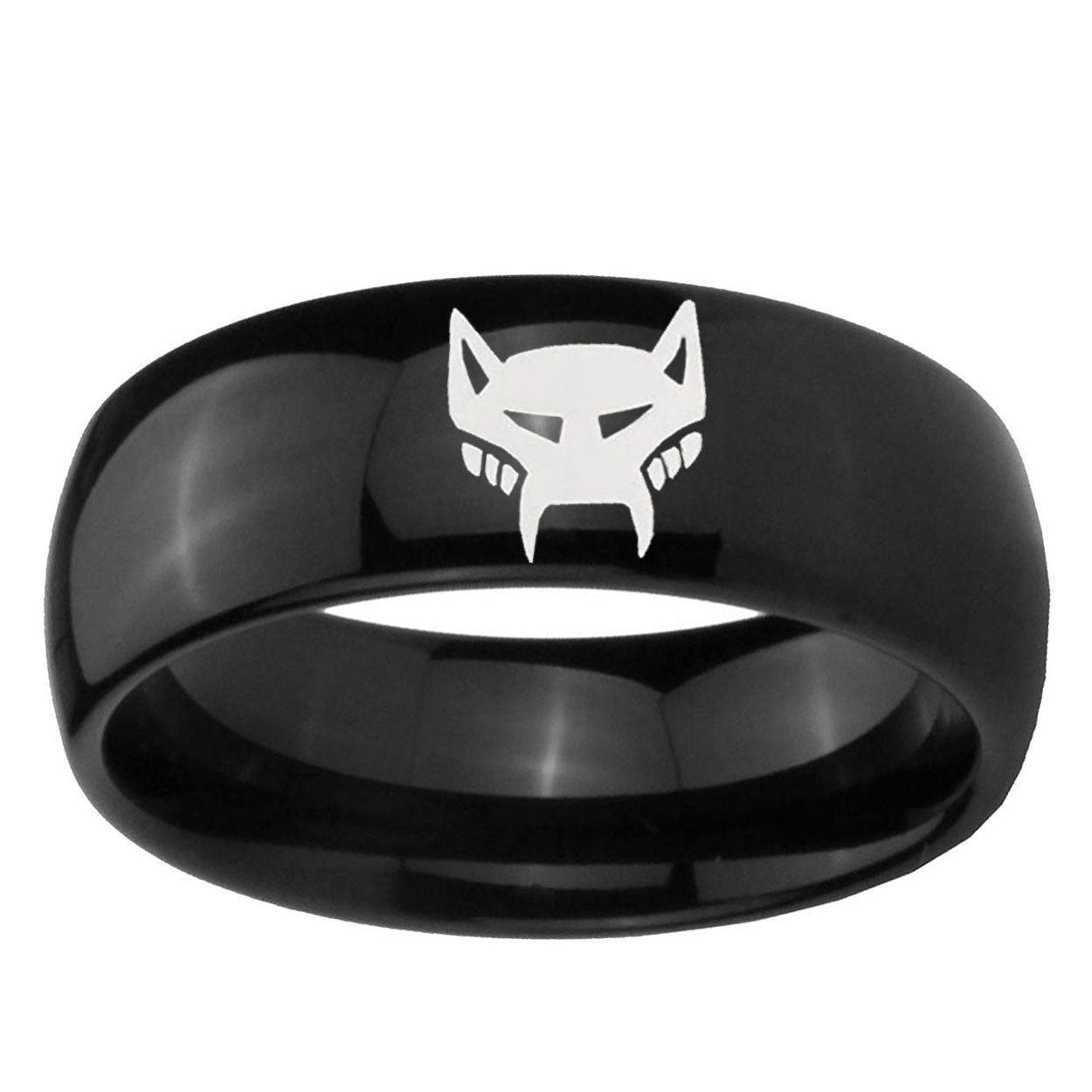 10mm Maximal Dome BlackTungsten Ring