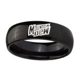 10mm-Mountain-Dew-Dome-Black-Tungsten-Carbide-Wedding-Engraving-Ring