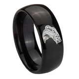 10mm-Fishing-Dome-Black-Tungsten-Carbide-Mens-Anniversary-Ring
