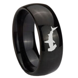 10mm-Hammerhead-Shark-Dome-Black-Tungsten-Carbide-Mens-Anniversary-Ring