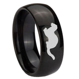 10mm-Otter-Dome-Black-Tungsten-Carbide-Mens-Anniversary-Ring