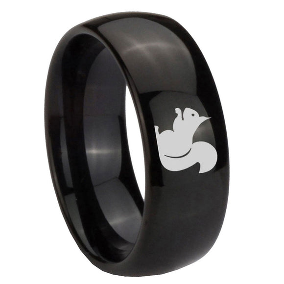 8mm-Squirrel-Dome-Black-Tungsten-Carbide-Mens-Wedding-Band