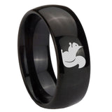 8mm-Squirrel-Dome-Black-Tungsten-Carbide-Mens-Wedding-Band