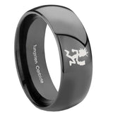 10mm-Hatchet-Man-Dome-Black-Tungsten-Carbide-Men's-Engagement-Band
