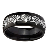 8mm-Celtic-Knot-Heart-Dome-Black-Tungsten-Carbide-Mens-Anniversary-Ring
