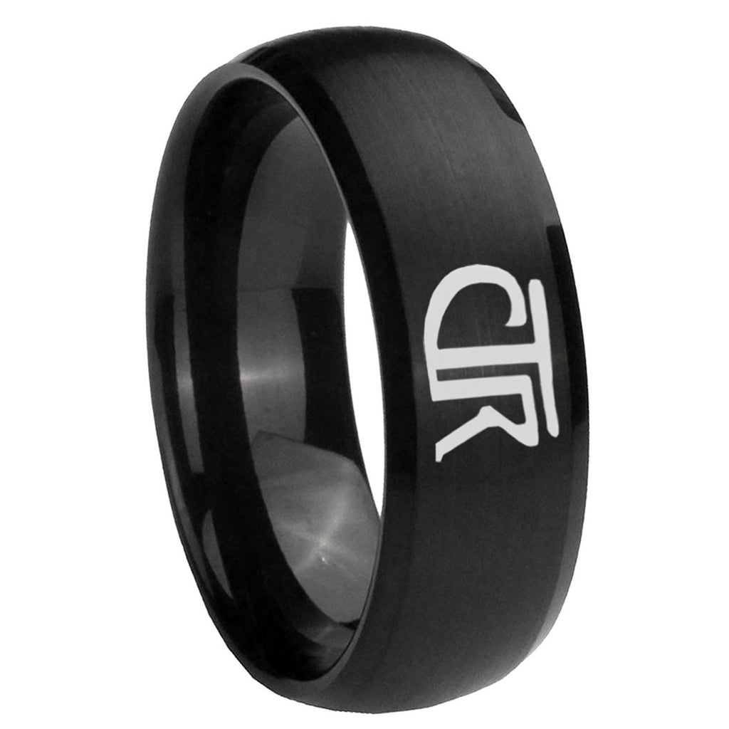 Pisces Zodiac Tungsten Carbide Mens Set Rings