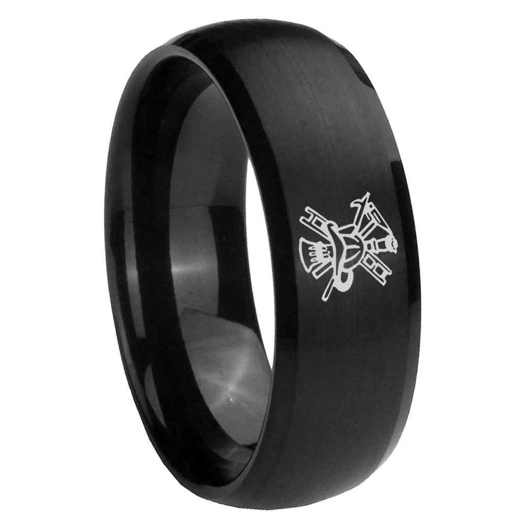 Pisces Zodiac Tungsten Carbide Bridal Ring Set