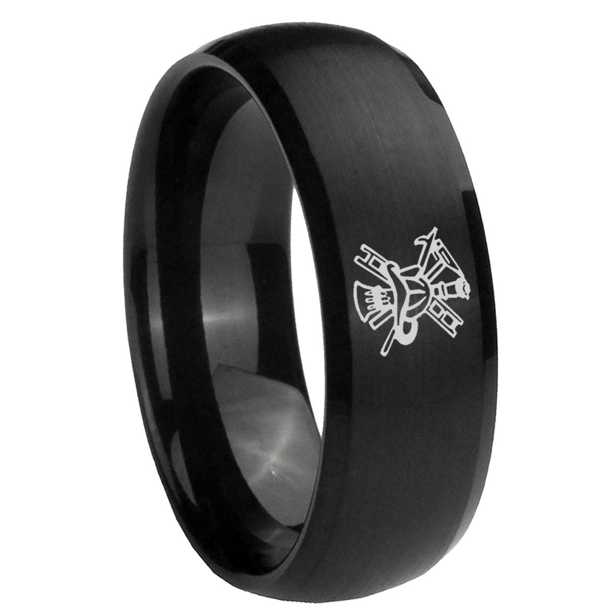 Pisces Zodiac Tungsten Carbide Bridal Ring Set