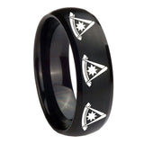 10mm-Multiple-Pester-Master-Masonic-Dome-Brush-Black-Tungsten-Mens-Bands-Ring